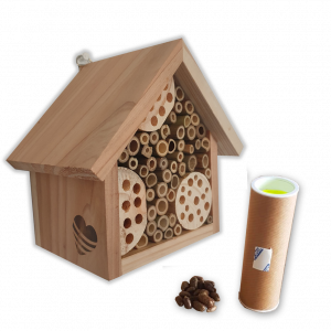 Bon voor Knuffelbijen met bijen-blokhut